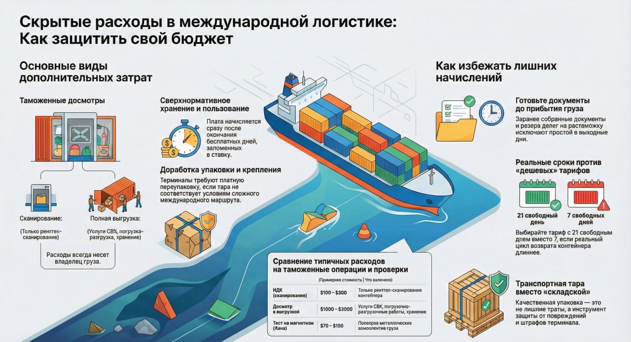 скрытые расходы в логистике