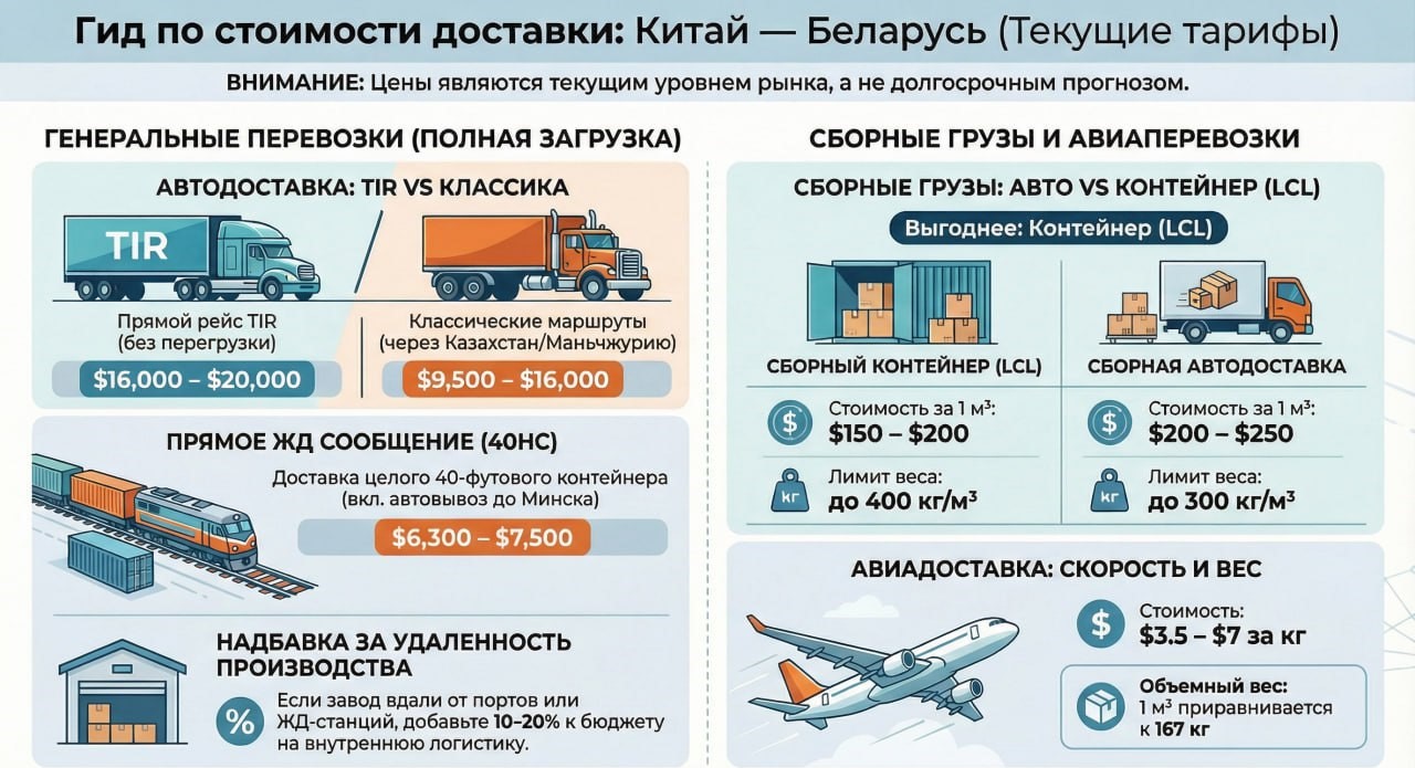 стоимость доставки из Китая